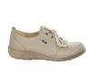 Skórzane półbuty damskie szyte komfortowe beżowe Helios model 408