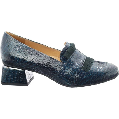 Półbuty damskie skórzane eleganckie Gino Fabiani