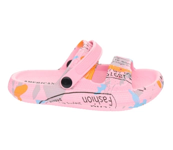 Różowe klapki/sandały dziecięce basenowe wodoodporne American Club