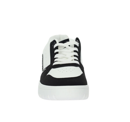 Biało-czarne snekaresy na grubej platformie adidasy Mc Braun