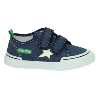 Pantofle dziecięce do przedszkola na rzepy trampki  American Club