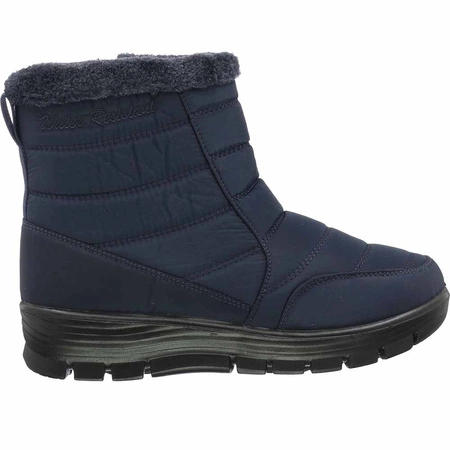 Niskie śniegowce damskie z futerkiem na zamek Jezzi