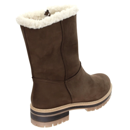 Ciepłe kozaki damskie śniegowce ocieplane wełną Polskie Gino Fabiani