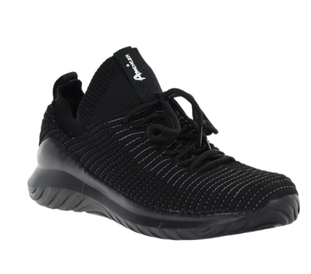 Czarne wsuwane adidasy siateczkowe slip-on American Club