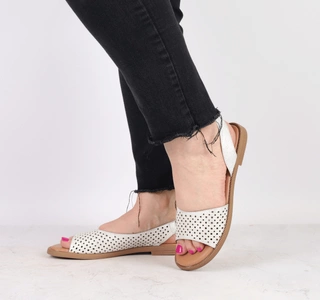 Płaskie sandały damskie eleganckie i wygodne Jezzi