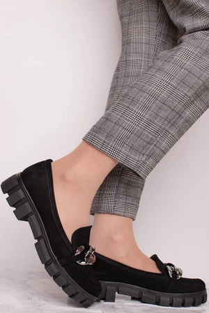 Modne półbuty damskie płaskie mokasyny Polskie lordsy Azali