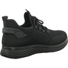 Czarne adidasy młodzieżowe męskie slip-on rozmiarówka zaniżona NEWS