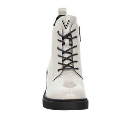 Modne kierowane botki ocieplane na średnim obcasie i platformie VINCEZA