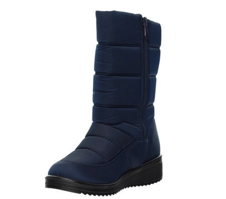 Wysokie śniegowce damskie trzewiki na zamek Jezzi