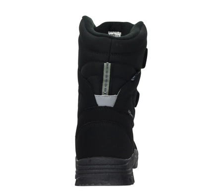 Wytrzymałe i wodoodporne buty zimowe męskie na rzepy American Club