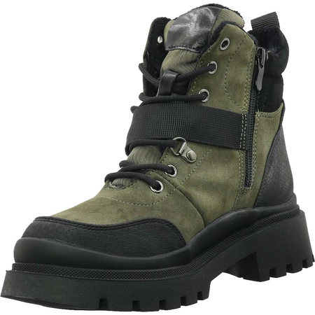 Modne botki damskie w tym sezonie khaki Jezzi