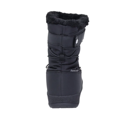 Czarne kozaki damskie śniegowce ciepłe i wodoodporne AMerican Club