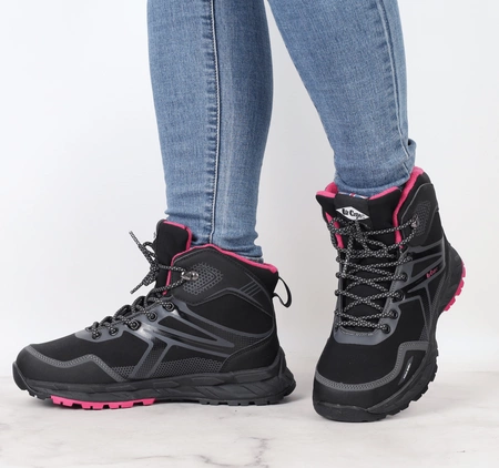Wysokie buty górskie damskie trekkingowe softshell Lee Cooper