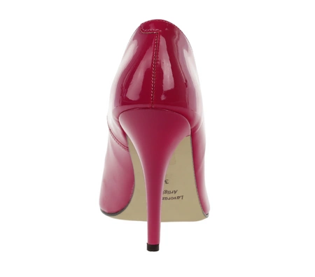 Fuksjowe szpilki lakierowane Polskie JUMA