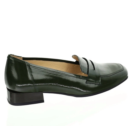 Lakierowane mokasyny skórzane eleganckie i komfortowe Gino Fabiani