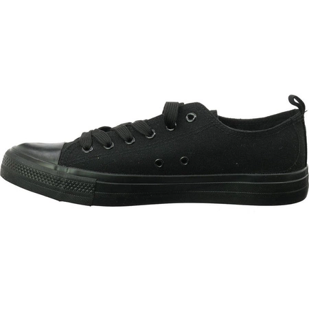 Całe czarne trampki męskie American Club