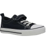 Granatowe trampki dziecięce na rzepy szkolne biała podeszwa American Club