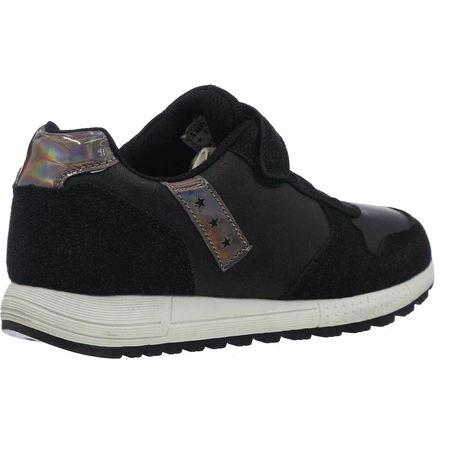 Adidasy dziecięce na rzepy czarne na białej podeszwie American Club