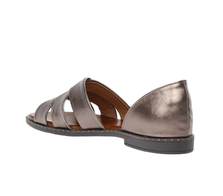 Płaskie sandały damskie z zabudowaną piętą Jezzi