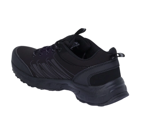 Adidasy czarne nieprzemakalne młodzieżowe z odblaskami American Club