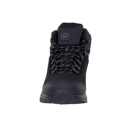 Czarne buty zimowe męskie chłopięce wodoodporne w rozmiarach 37,38,39,40,41 American Club