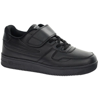 Czarne adidasy na platformie grubej podeszwie American