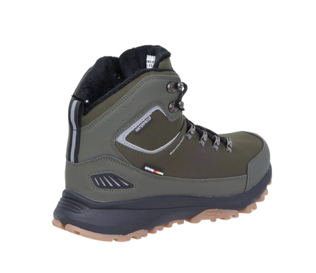 Modne trzewiki męskie buty zimowe robocze ciepłe i wodoodporne American Club