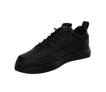 Czarne adidasy męskie z profilowaną miękką wkładką American Club