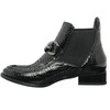 Czarne botki damskie płaskie komfortowe skórzane  Massimo Lucchesi 2891