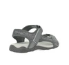 Szare sportowe sandały damskie ze skórzana wkładką American Club