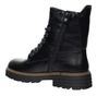 Czarne botki traperki sznurowane i na zamek ocieplane Jezzi