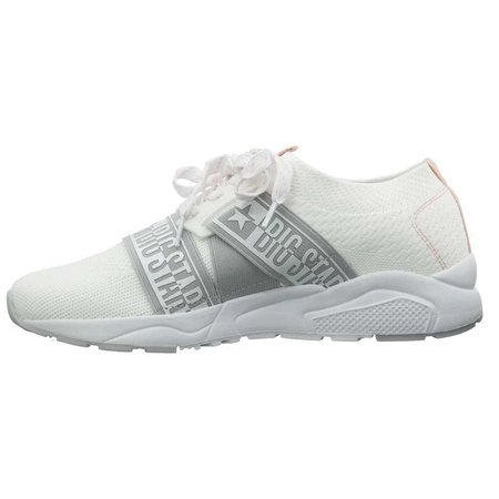 Sneakersy białe damskie wsuwane Big Star