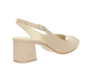 Beżowe sandały damskie na niskim obcasie eleganckie i komfortowe  Azali - Produkt Polski
