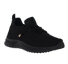 Lekkie czarne adidasy damskie slip-on z siatki NEWS