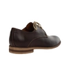 Czekoladowe półbuty męskie skórzane garniturowe  McBraun