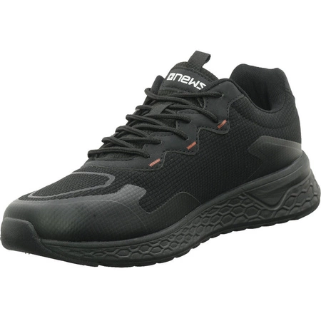 Sneakersy męskie adidasy czarne oddychające NEWS