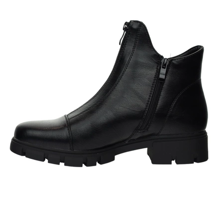 Wygodne i eleganckie półbuty zimowe damskie ocieplane botki Jezzi