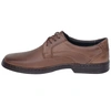Męskie półbuty brązowe skórzane garniturowe Activ
