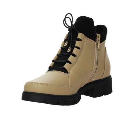 Damskie zimowe traperki buty trekkingowe z eko skóry Jezzi