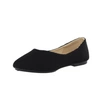 Czarne balerinki damskie płaskie czółenka skórzana wkładka Jezzi
