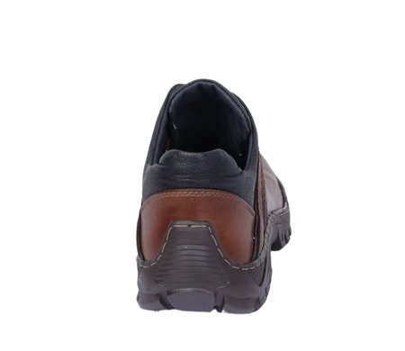 Brązowe skórzane półbuty męskie trekkingowe górskie Gepard