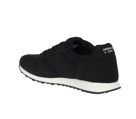 Czarne adidasy męskie komfortowe z wkładką MEMORY American Club