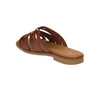Brązowe klapki damskie płaskie  ze skóry naturalnej Hiszpańskie El Pimpi