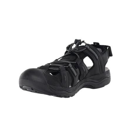 Sandały męskie turystyczne z gumowym czubkiem zabudowanym American Club