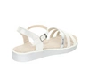 Białe sandały dziecięce dla dziewczynki na grubej podeszwie MissE