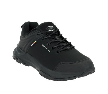 Czarne adidasy sportowe z membraną wodoodporną softshell American Club