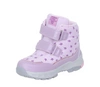 Różowe/fioletowe buty zimowe dla dziewczynki na rzepy ciepłe American Club