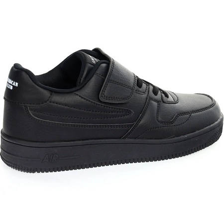 Czarne adidasy na platformie grubej podeszwie American