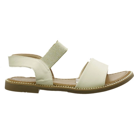 Sandały damskie płaskie na gumce wsuwane Jezzi