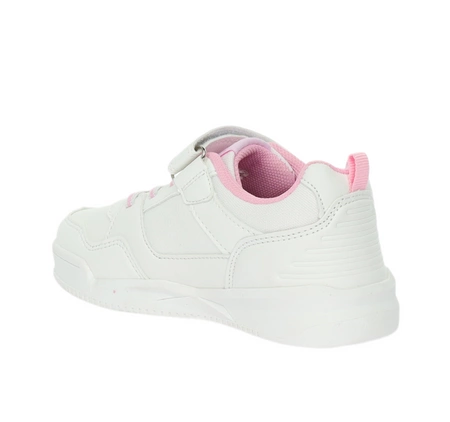 Białe adidasy z eko skóry dziecięce na rzep American Club